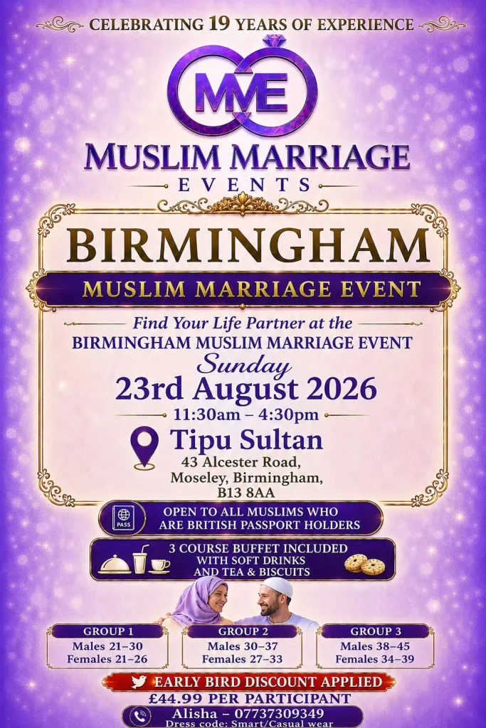 Muslim Marriage Events Birmingham